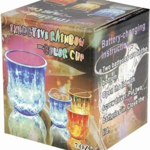 Vaso con luces LED